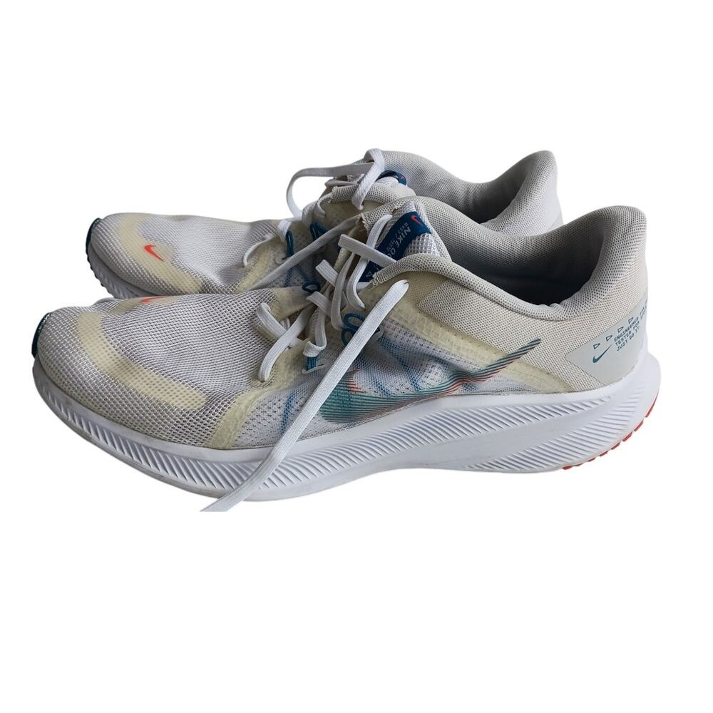 Nike Quest 4 White Pure Platinum Running Shoes Men's Size 12